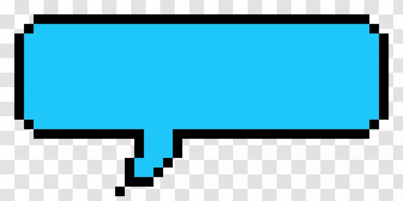 Pixel Art Speech Balloon Transparent PNG