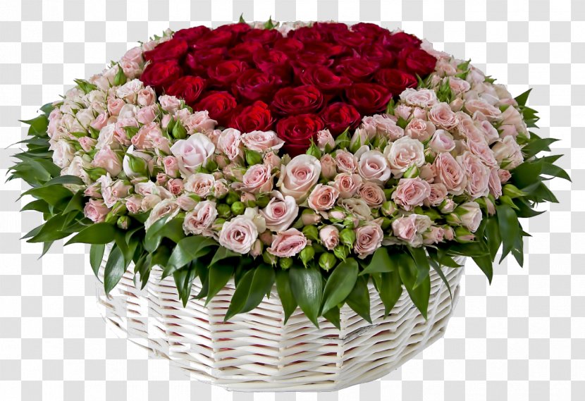 Flower Bouquet Blue Rose Floristry - Arranging - Basket Transparent PNG