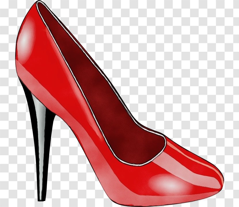 Footwear High Heels Red Basic Pump Shoe - Bridal Carmine Transparent PNG