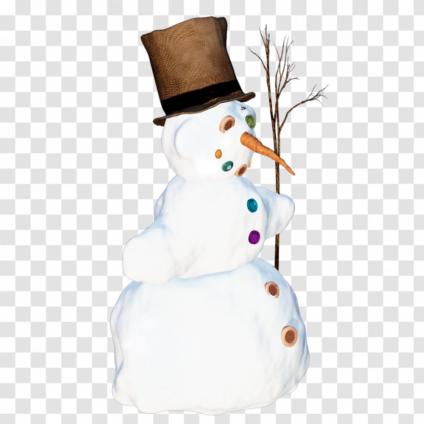 Snowman Christmas Winter - Drawing - Cartoon Puppet Transparent PNG