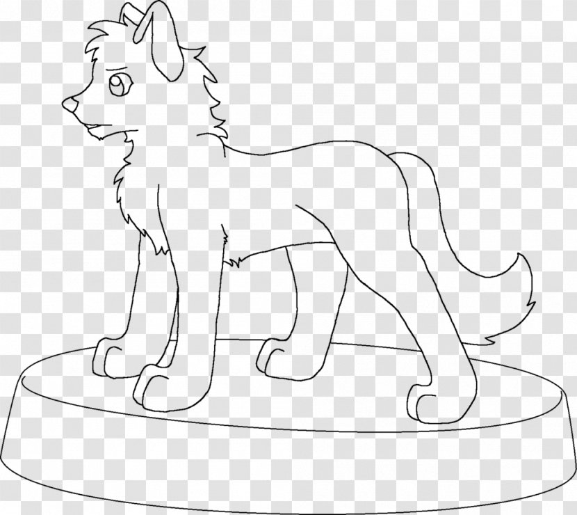 Whiskers Dog Puppy Cat Arctic Wolf - Drawing Transparent PNG