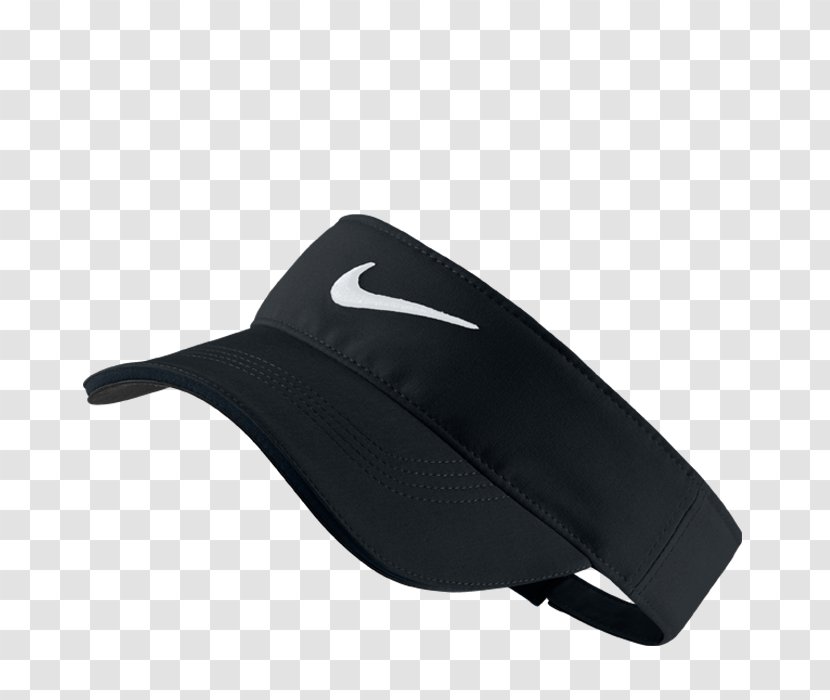 Visor Nike Golf Cap Swoosh - Black Transparent PNG