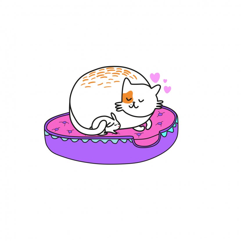 Cat Kitten Garfield Clip Art - Animation - Lazy Cliparts Transparent PNG