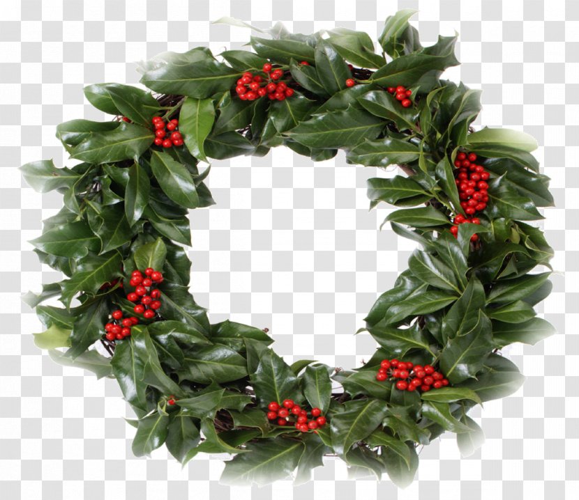 Wreath Christmas Garland Holly Clip Art - Advent Transparent PNG