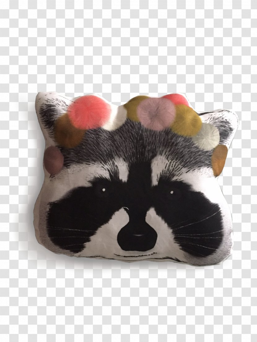 Raccoon Giant Panda Cushion Whiskers Throw Pillows - Procyonidae Transparent PNG