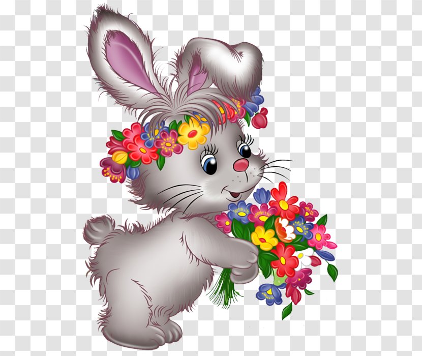 Easter Bunny Pentecost Monday Animation - Flower Transparent PNG