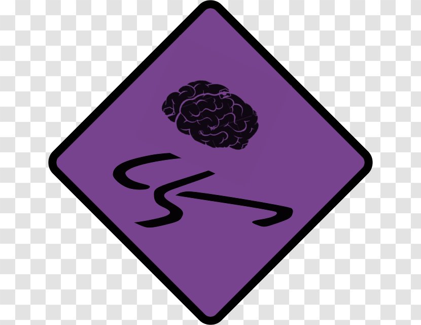 Traffic Sign Warning Road - Surface Transparent PNG