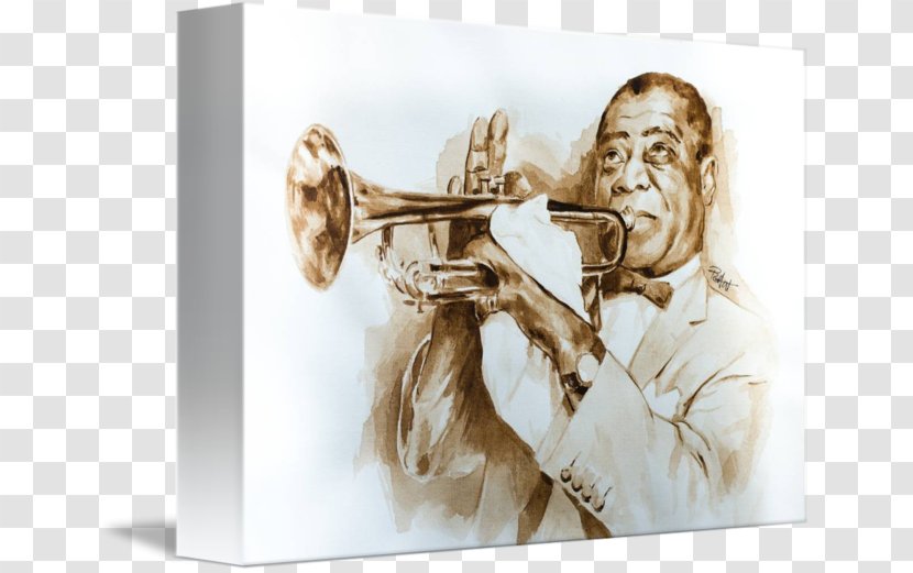 Trumpet Trombone Gallery Wrap Mellophone Canvas - Frame Transparent PNG