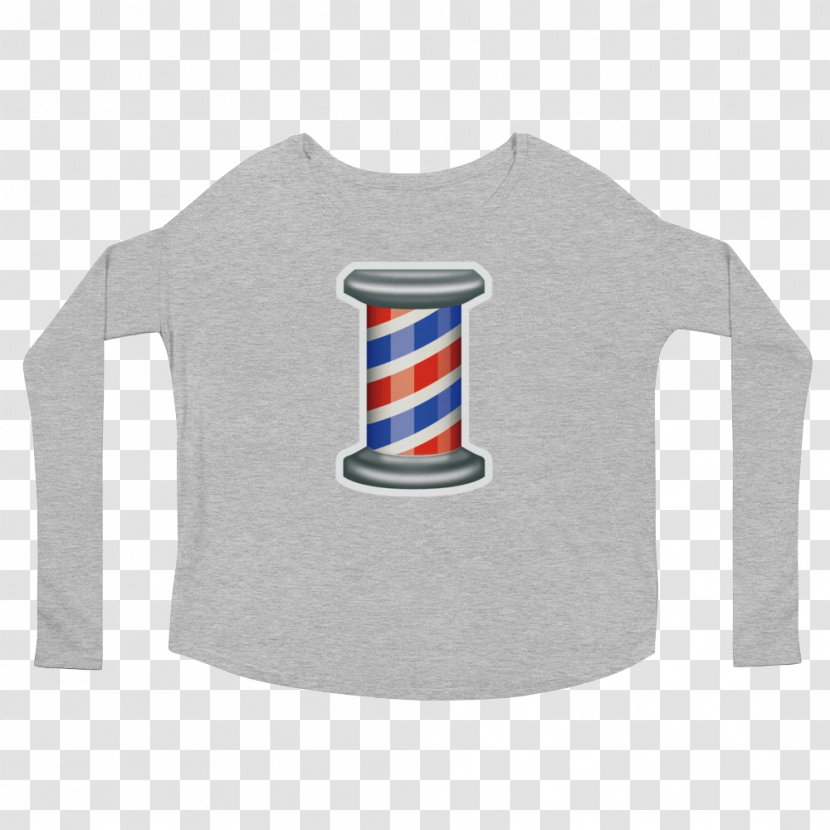 Long-sleeved T-shirt Raglan Sleeve Clothing - Flower - Barber Pole Transparent PNG