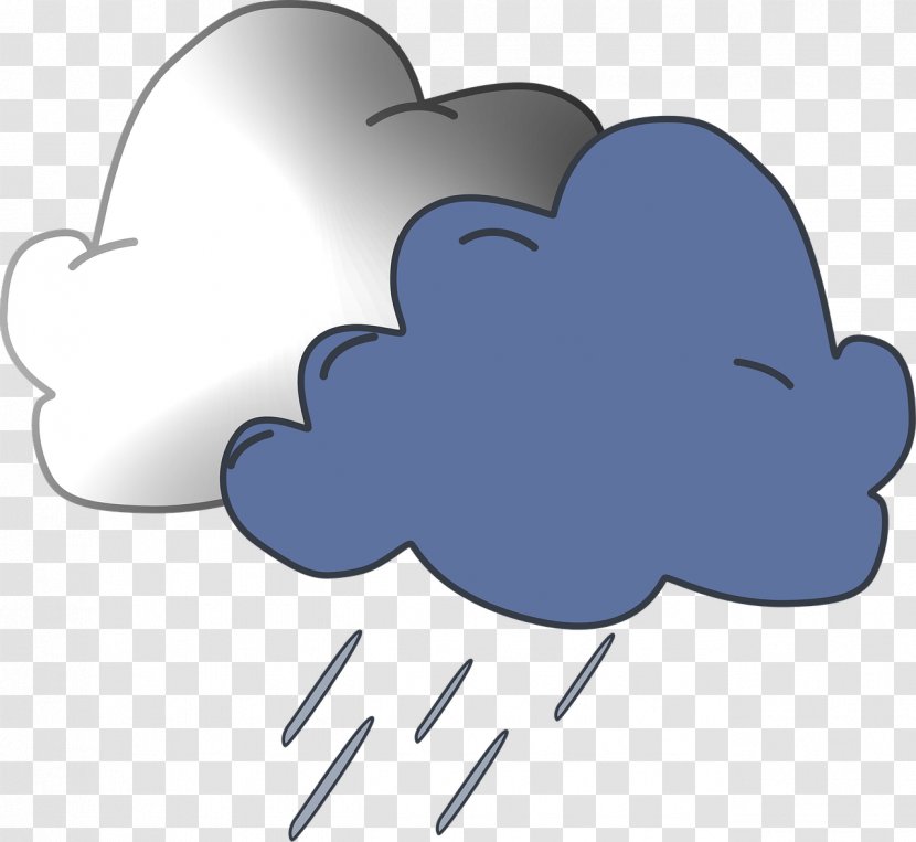 Rain Cloud Nimbostratus Thunderstorm Clip Art - Watercolor Transparent PNG