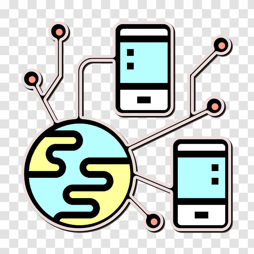 Network Icon Devices Icon Data Management Icon Transparent PNG