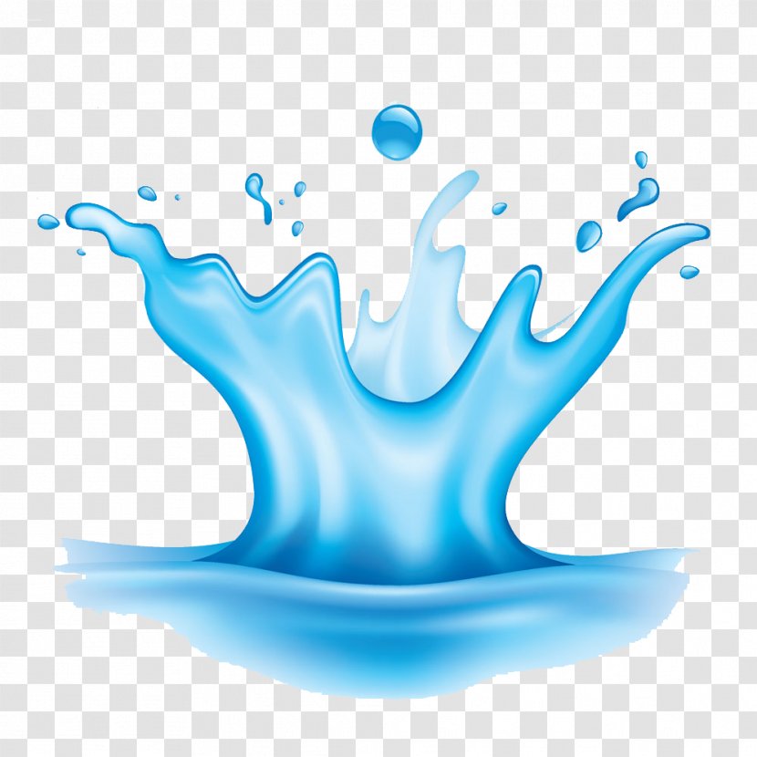 Water - Aqua - Splash And Spray Droplets Transparent PNG