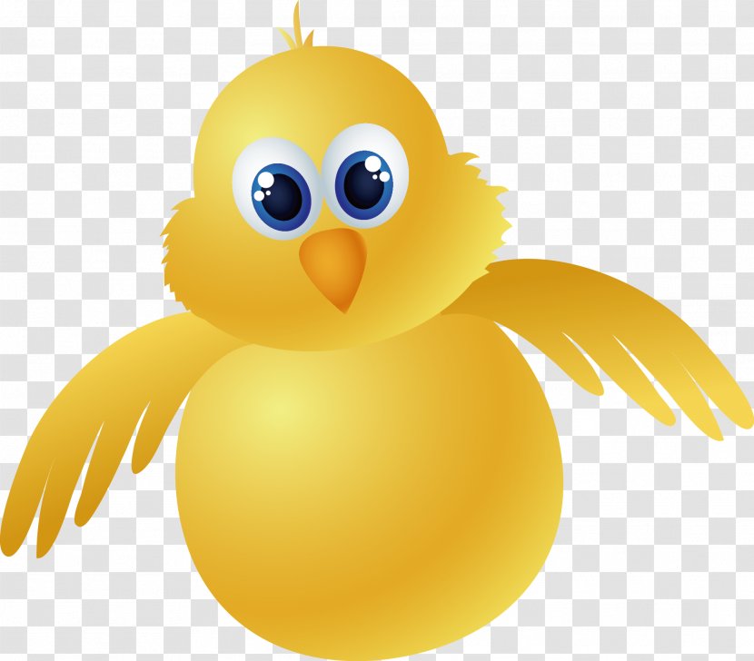 Chicken Cartoon - Yellow - Cute Chick Transparent PNG