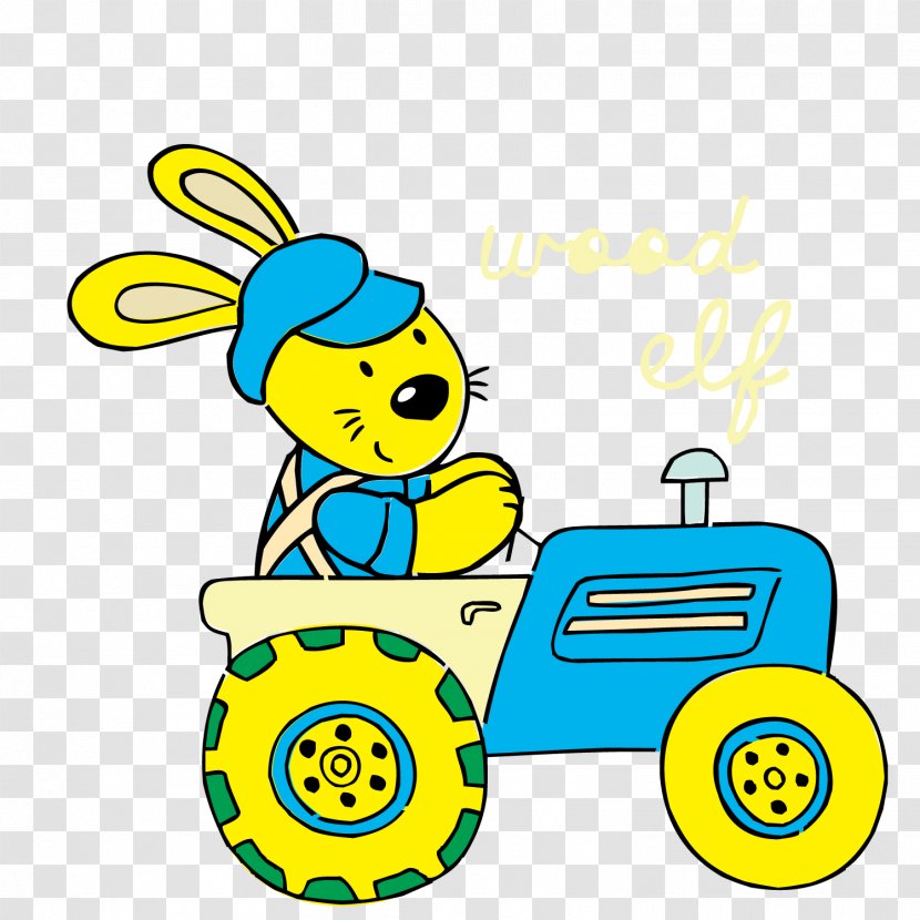 U62d6u62c9u673au8bbeu8ba1 Tractor Illustration - Smiley - Open Of The Little Mouse Transparent PNG