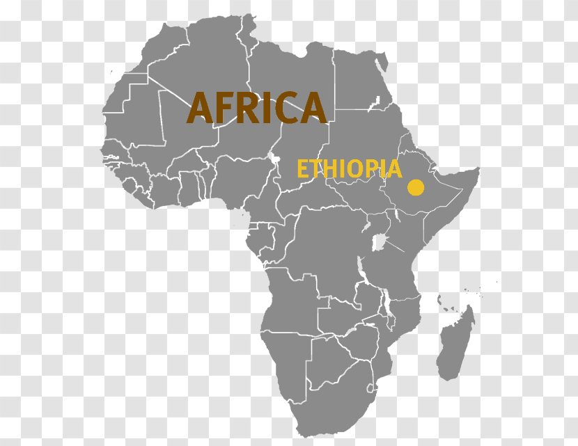 Africa World Map Blank - Can Stock Photo Transparent PNG