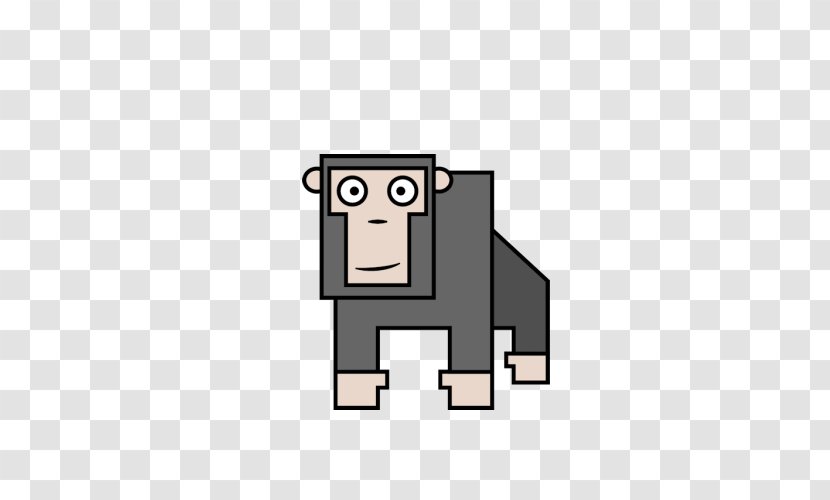 Western Gorilla Ape Primate Clip Art - Geometric Pictures Transparent PNG