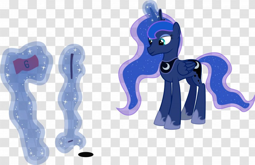 Figurine Horse Plastic - Blue Transparent PNG