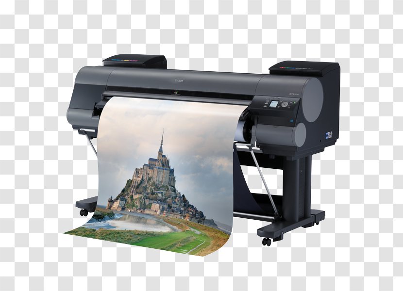 Canon ImagePROGRAF IPF8400 Wide-format Printer IPF6450 - Camera Accessory Transparent PNG
