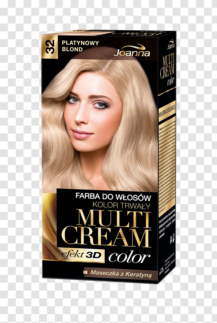 Color Cream Hair Blond Paint - Palette Transparent PNG