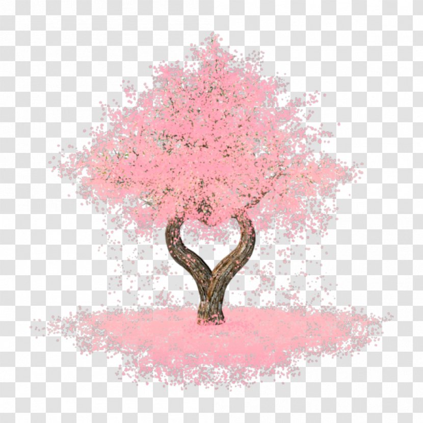 Cherry Blossom Image Tree Desktop Wallpaper Pink - Computer - Watercolor Fox tree Transparent PNG