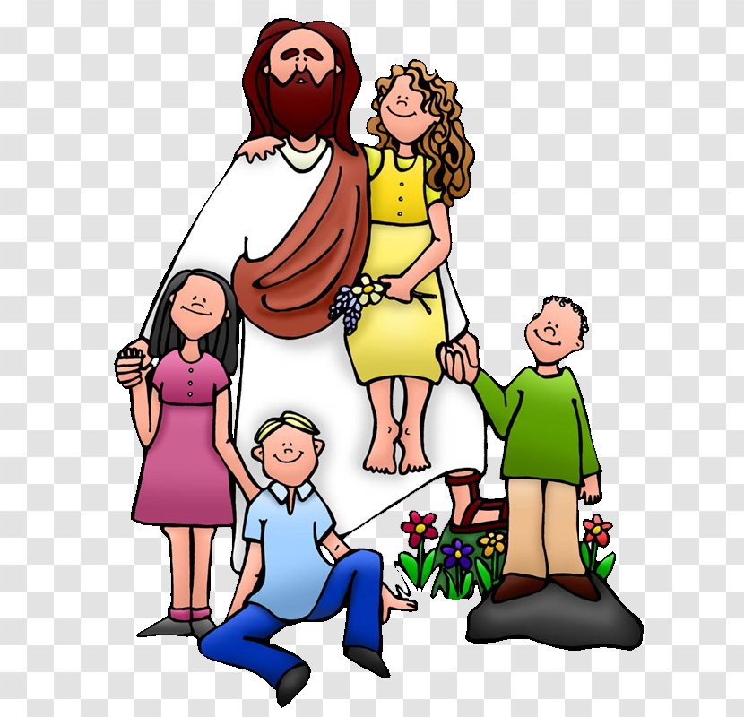 Teaching Of Jesus About Little Children Clip Art - Cartoon - Child Transparent PNG