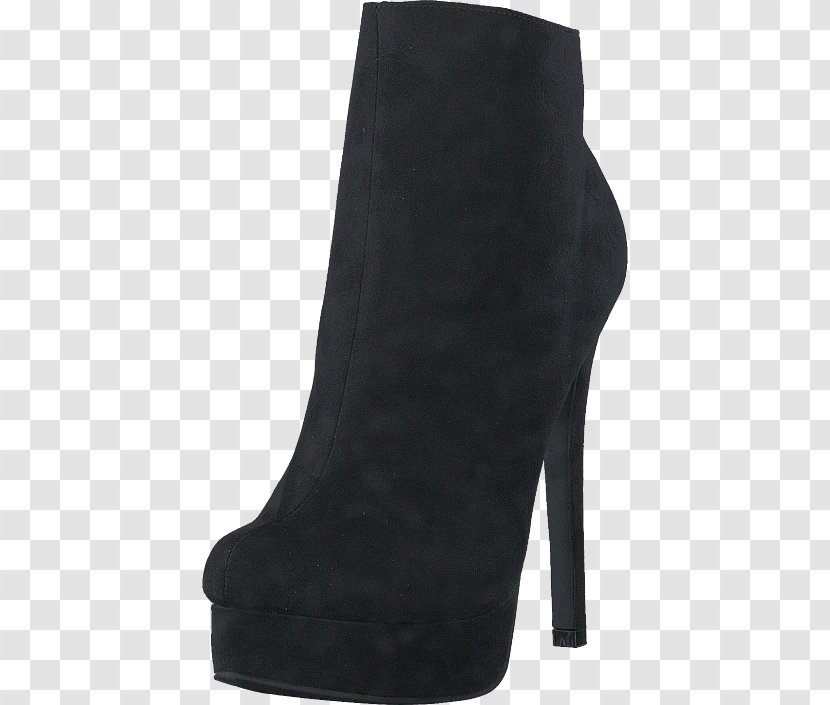 Boot Suede High-heeled Shoe Black M - Leather - Look Out Transparent PNG