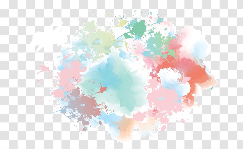 Watercolor Painting Euclidean Vector - Poster - Hand-painted Background Blue Dream Transparent PNG