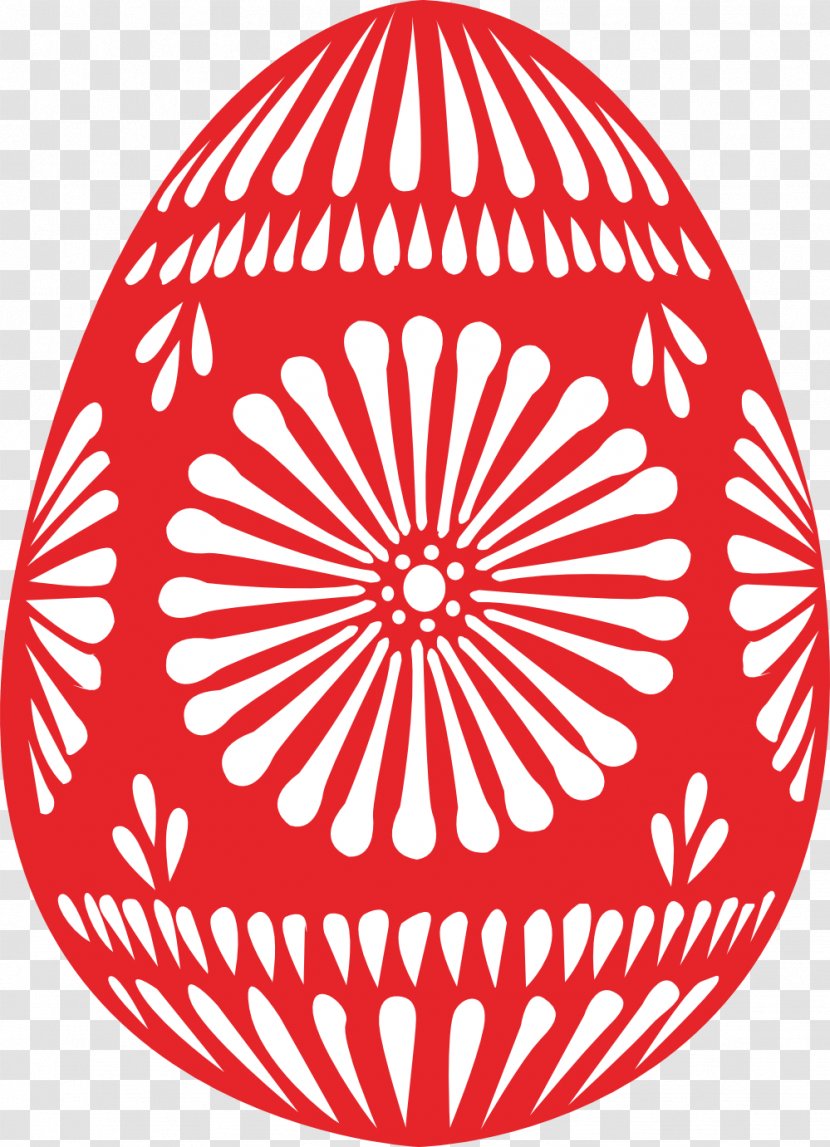 Red Easter Egg Clip Art - Point - Eggs Transparent PNG