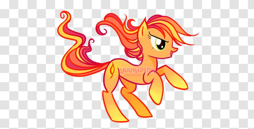 DeviantArt Pony Work Of Art - Heart - Fire Horse Transparent PNG