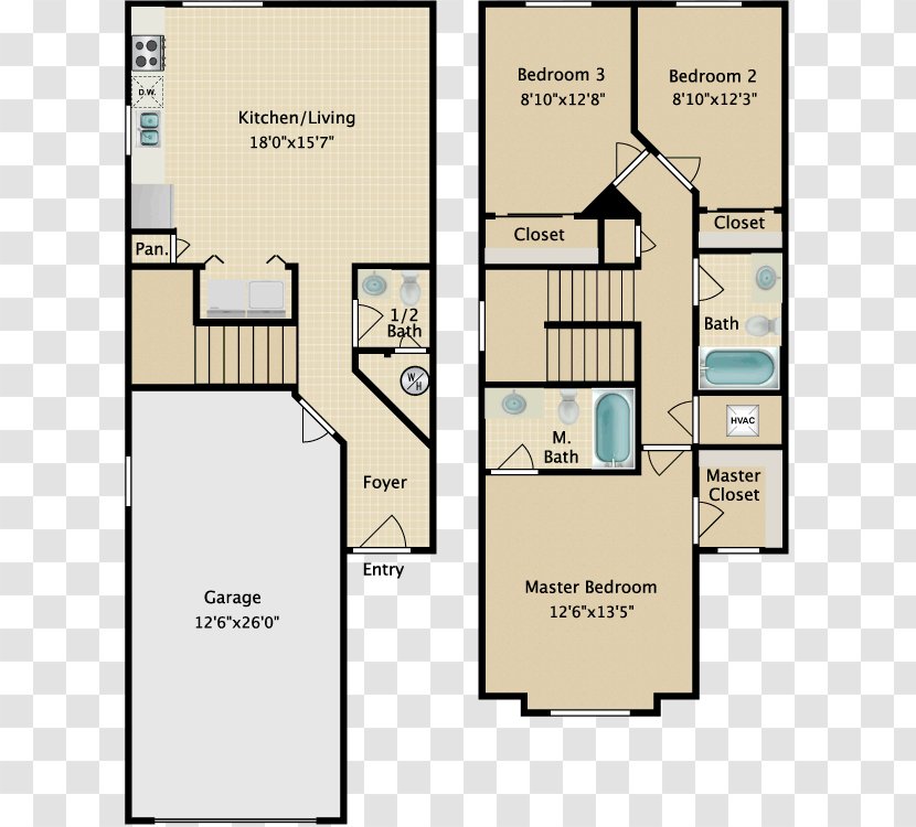 Floor Plan Design House - Bedroom Transparent PNG