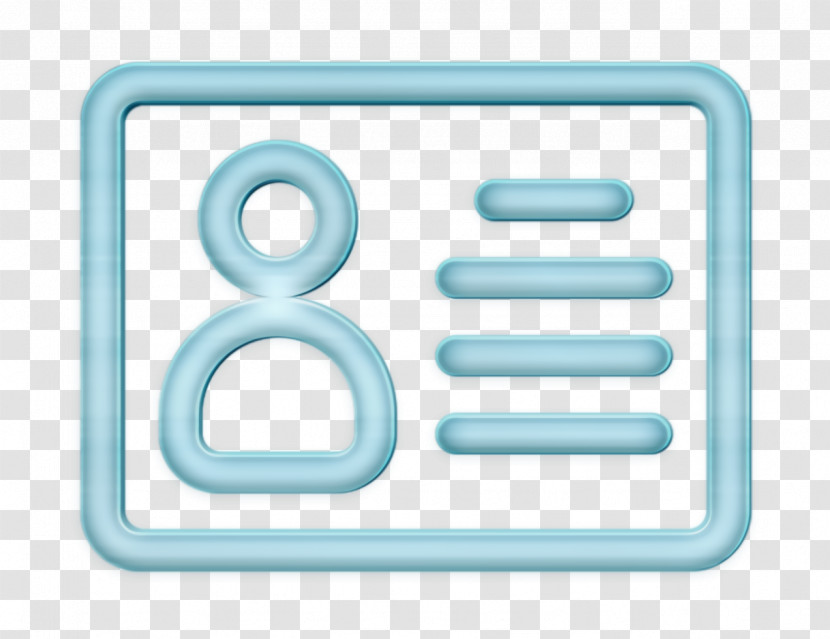Contact Us Icon Id Card Icon Pass Icon Transparent PNG