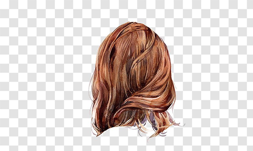 Visual Arts Hair Drawing Watercolor Painting - Tree - Girls Style Transparent PNG