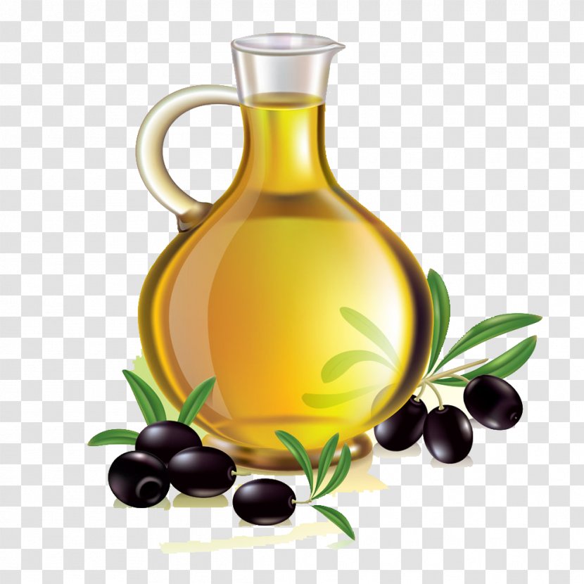 Olives And Olive Oil - Royalty Free - Liquid Transparent PNG