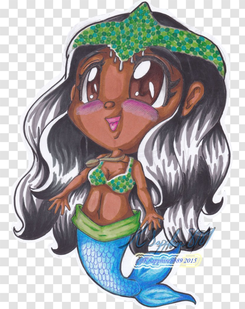 Mermaid Cartoon - Frame Transparent PNG