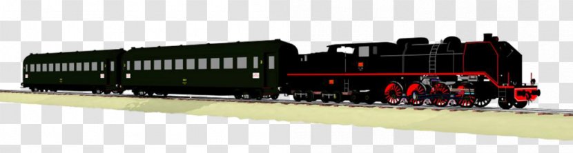 Railroad Car Passenger Rail Transport Locomotive Goods Wagon - Track - Steam Train Transparent PNG
