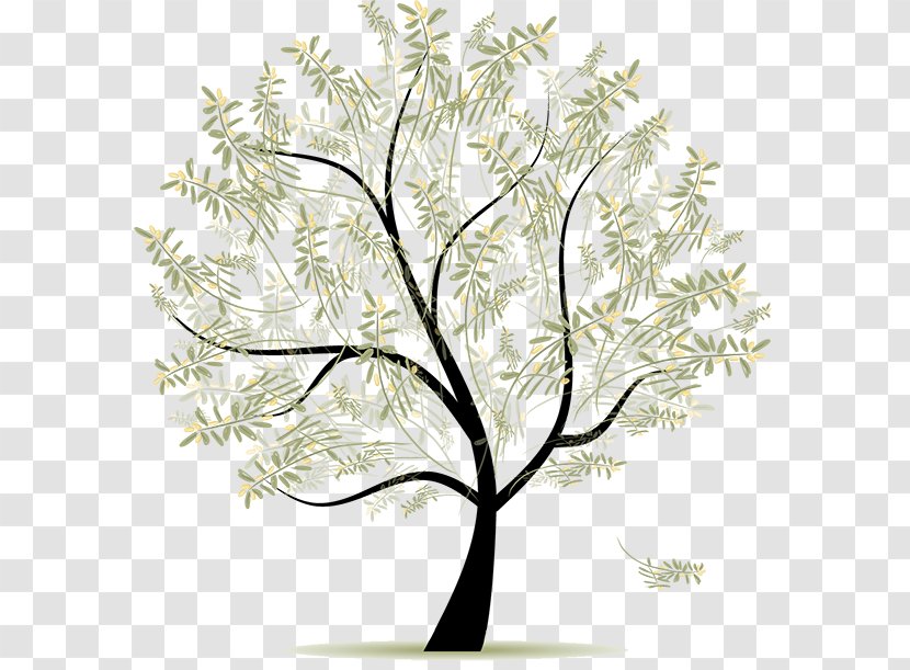 Drawing Tree Royalty-free - Flower Transparent PNG