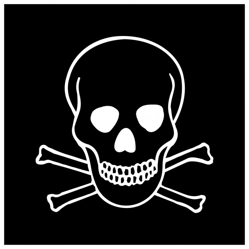 Hazard Symbol Stock Photography Skull And Crossbones - Bone - Background Transparent Transparent PNG