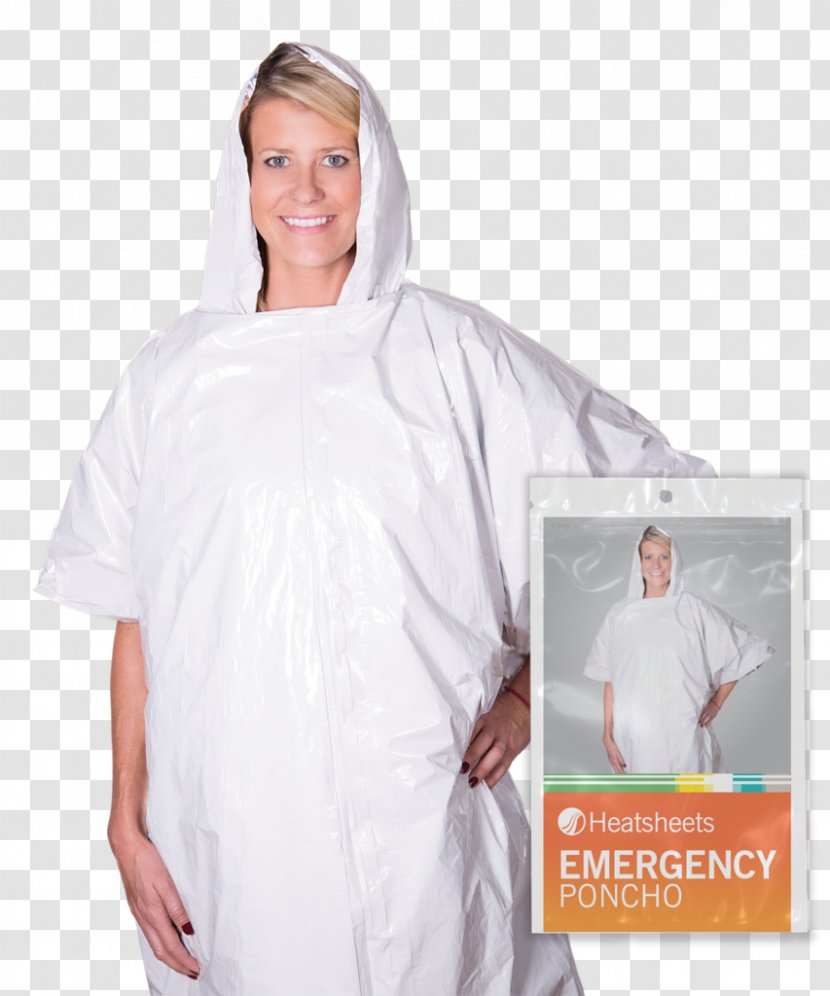 T-shirt Poncho Emergency Blankets Sleeve - T Shirt Transparent PNG