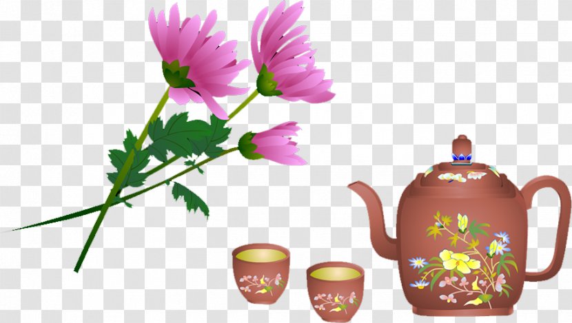 Pictorial Of Tea Ware Coffee Cup - Adobe Flash Player - Chrysanthemum Transparent PNG