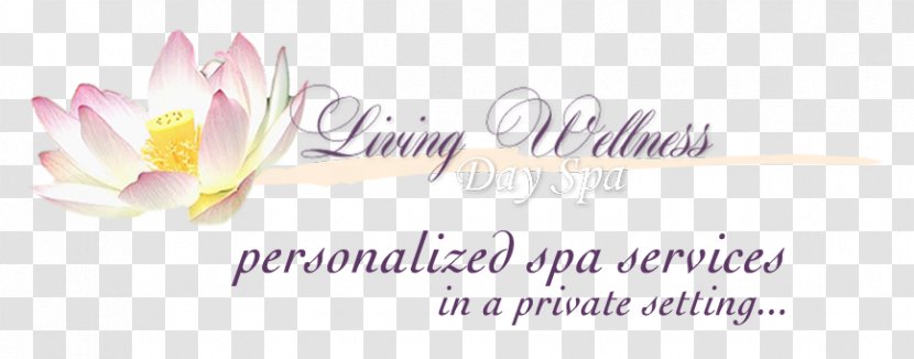 Living Wellness Day Spa Hot Springs Massage Facial - Text Transparent PNG