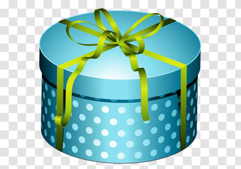 Christmas Gift Clip Art - Basket - Blue Box Transparent PNG