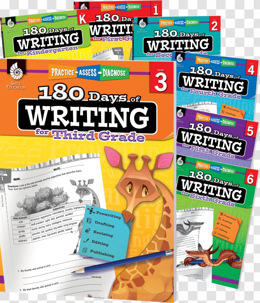 180 Days Of Writing For Third Grade: Practice, Assess, Diagnose Language Education - Area - Handwriting Day Transparent PNG