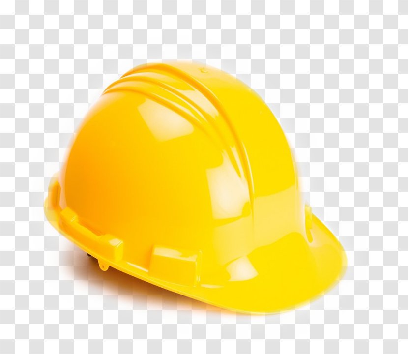 Helmet Hard Hats Personal Protective Equipment Security Visor - Yellow Transparent PNG