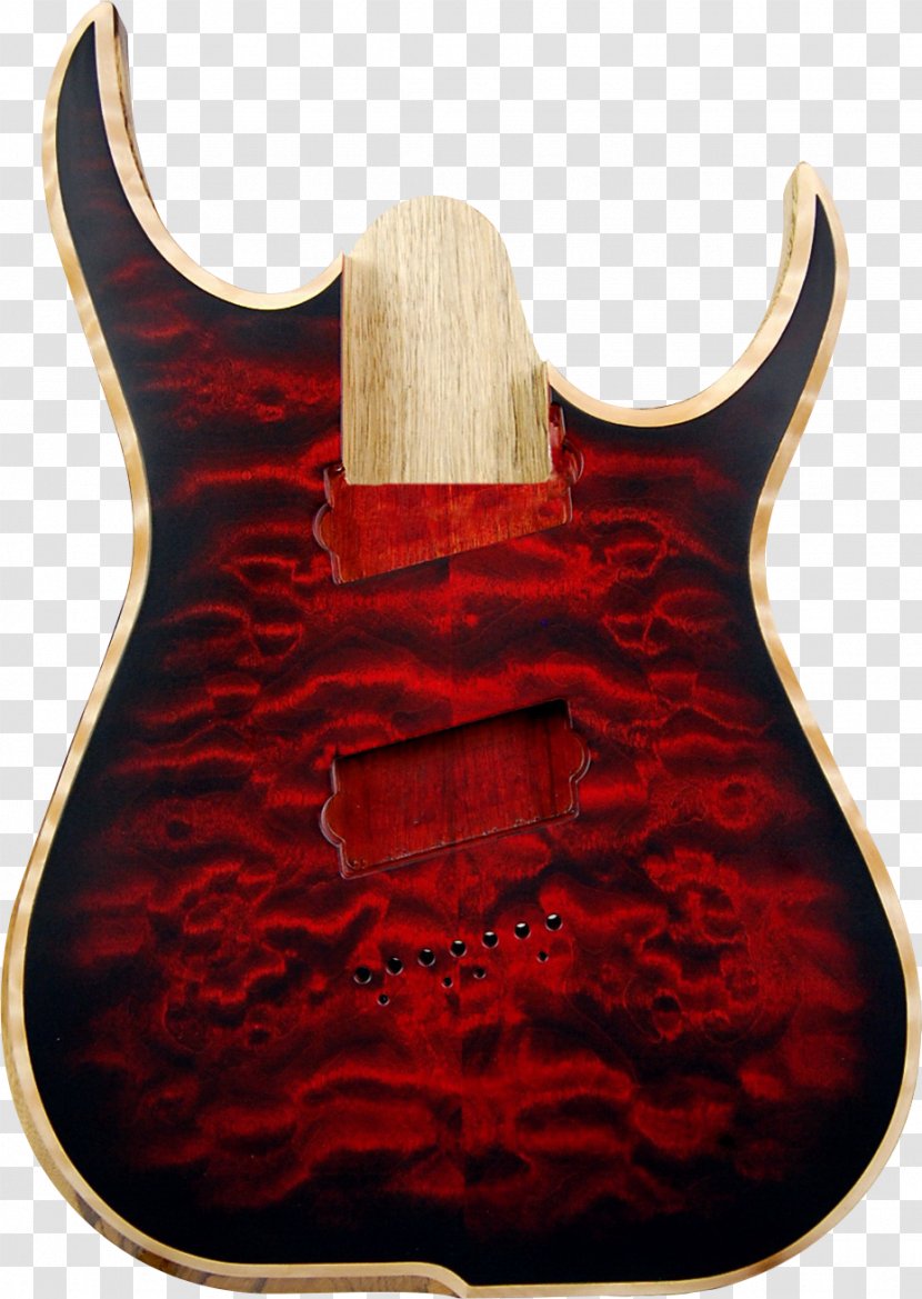 Acoustic-electric Guitar Burl Quilt Maple - Bolton Neck - Electric Transparent PNG