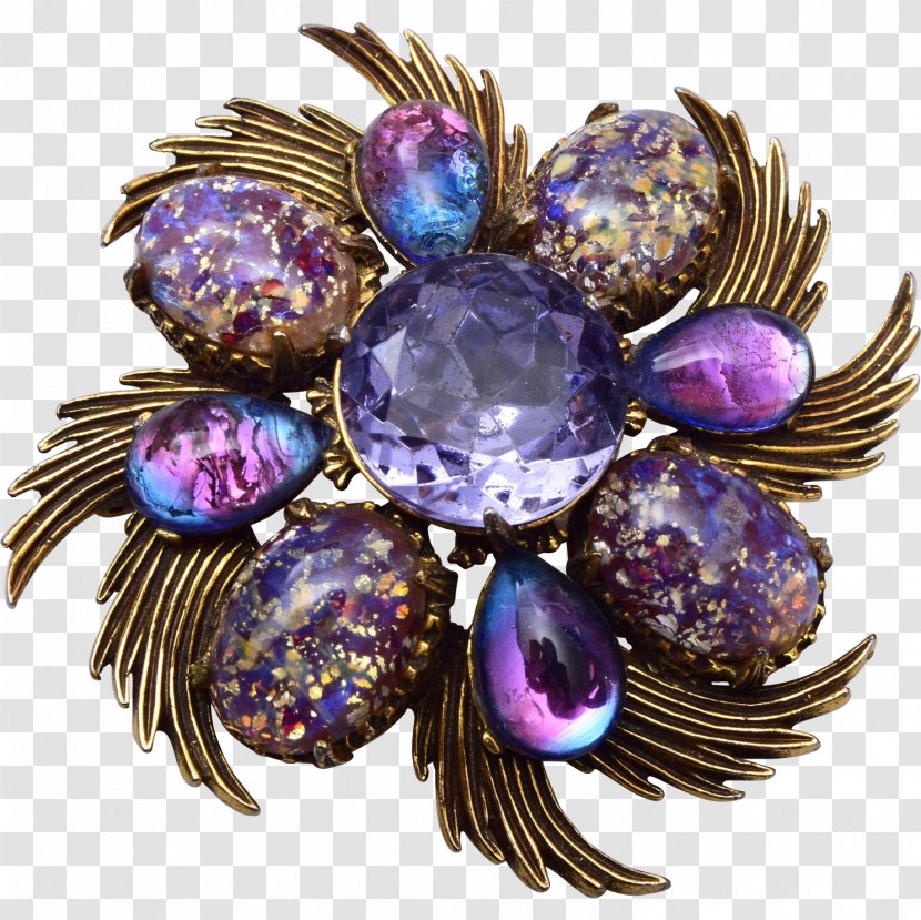 Jewellery Gemstone Brooch Amethyst Clothing Accessories Transparent PNG