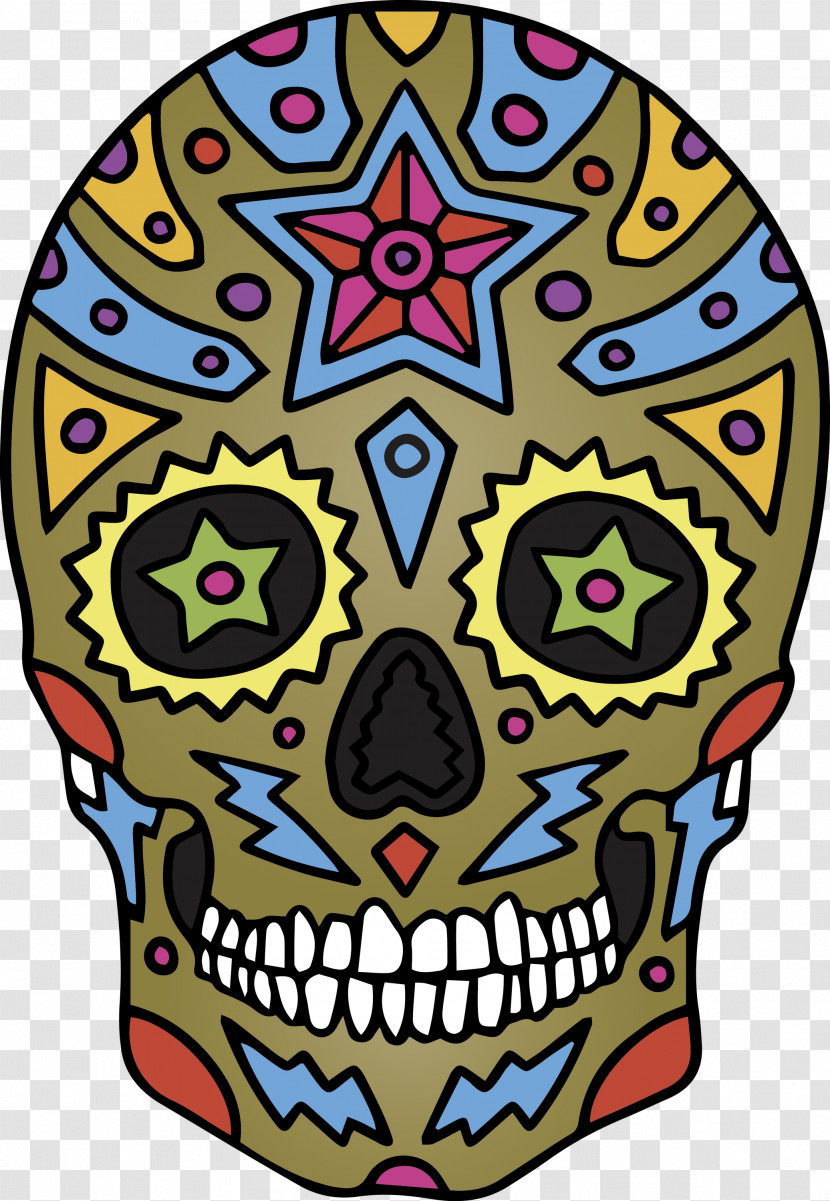 Skull Mexico Cinco De Mayo Transparent PNG