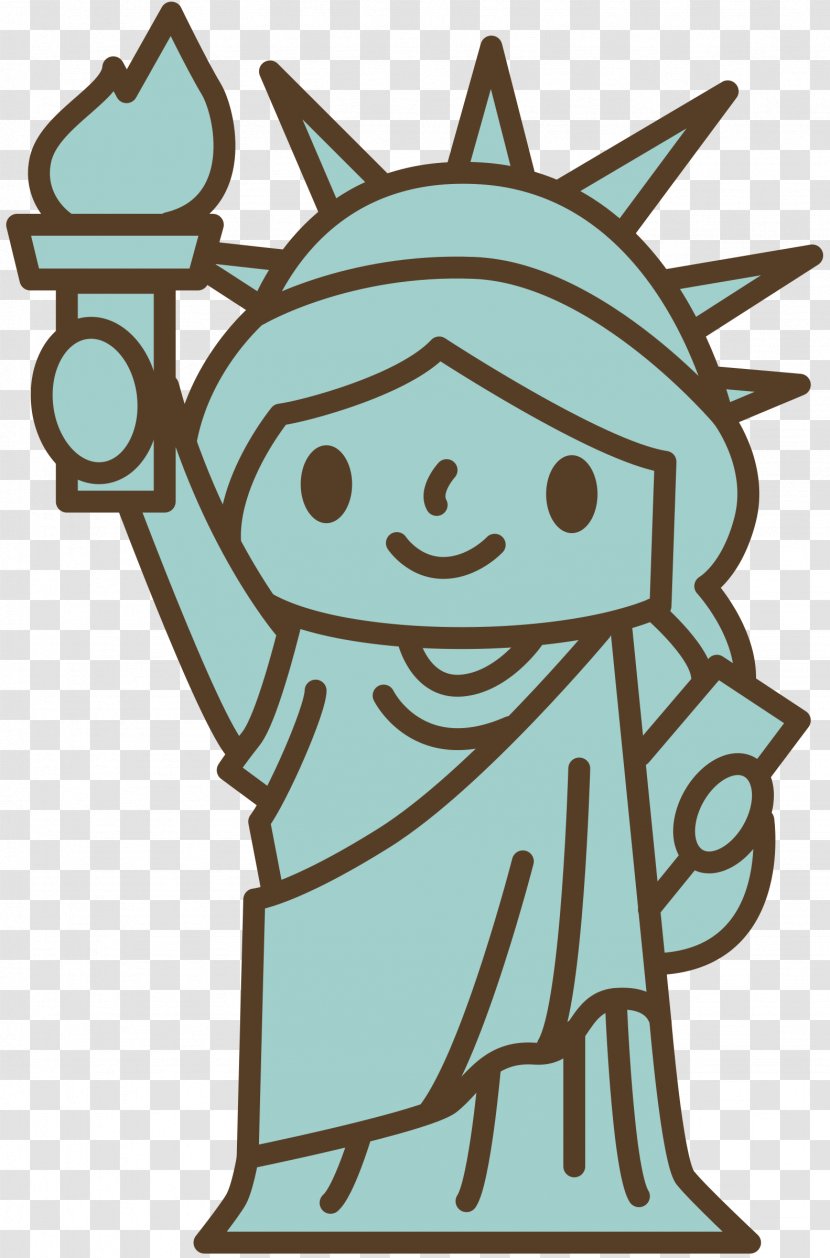 Statue Of Liberty Illustration Clip Art Image - United States Transparent PNG
