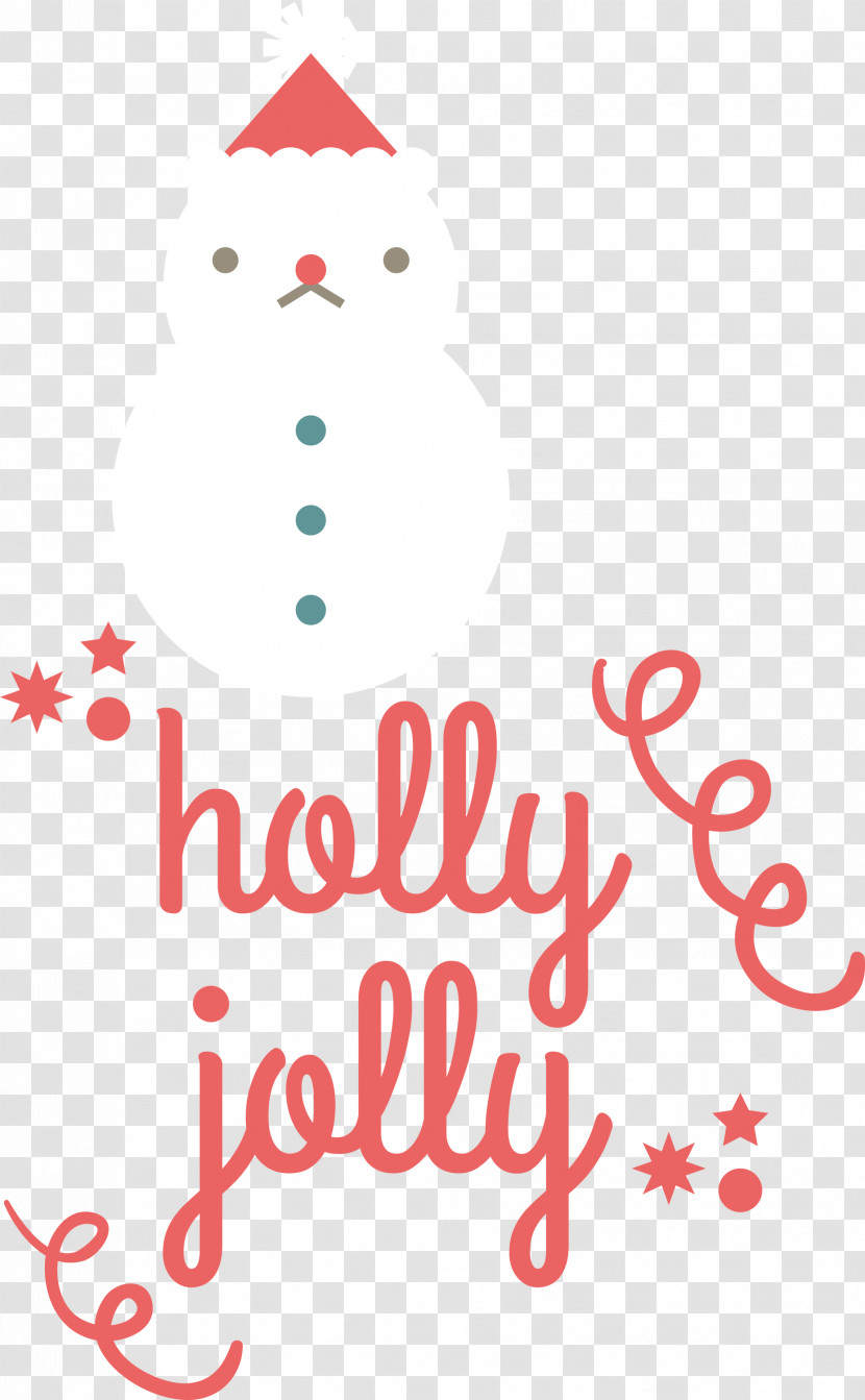 Holly Jolly Christmas Transparent PNG