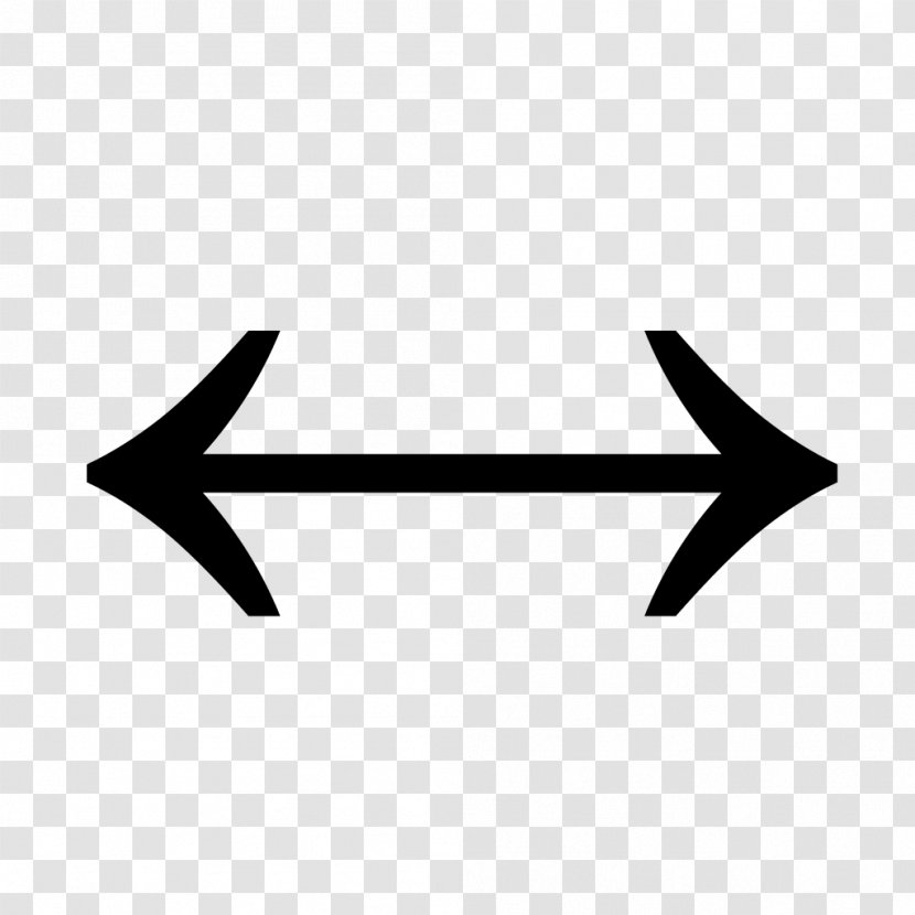 Symbol - Black - Right Arrow Transparent PNG