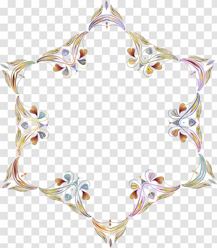 White Ornament - Wet Ink Transparent PNG